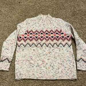 Loft mock neck sweater